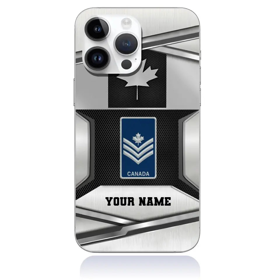 Personalized Canada Soldier/Veterans With Rank And Name Phone Case Printed - 16927488