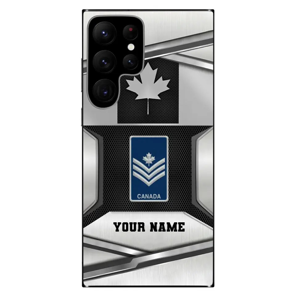 Personalized Canada Soldier/Veterans With Rank And Name Phone Case Printed - 16927488