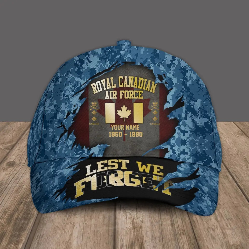Personalized Rank And Name Canadian Soldier/Veterans Camo Baseball Cap Grumpy Veteran - 16970688