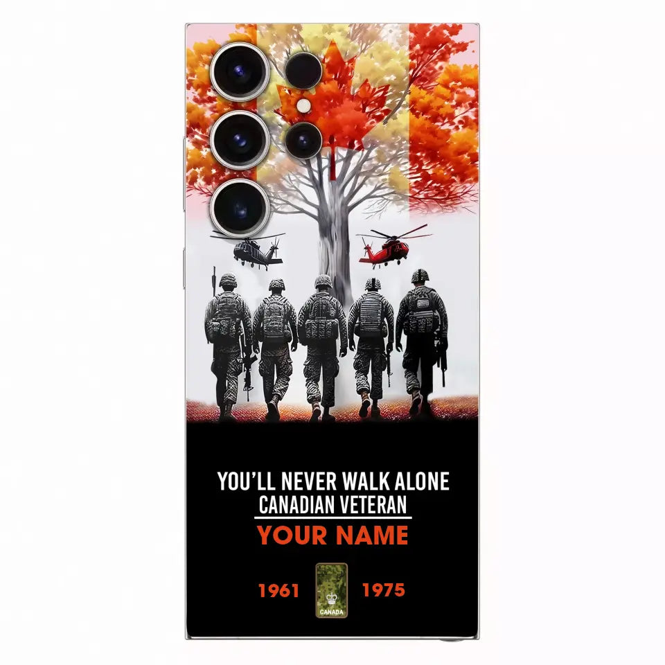 Personalized Canada Soldier/Veterans With Rank, Year And Name Phone Case Printed - 17086464