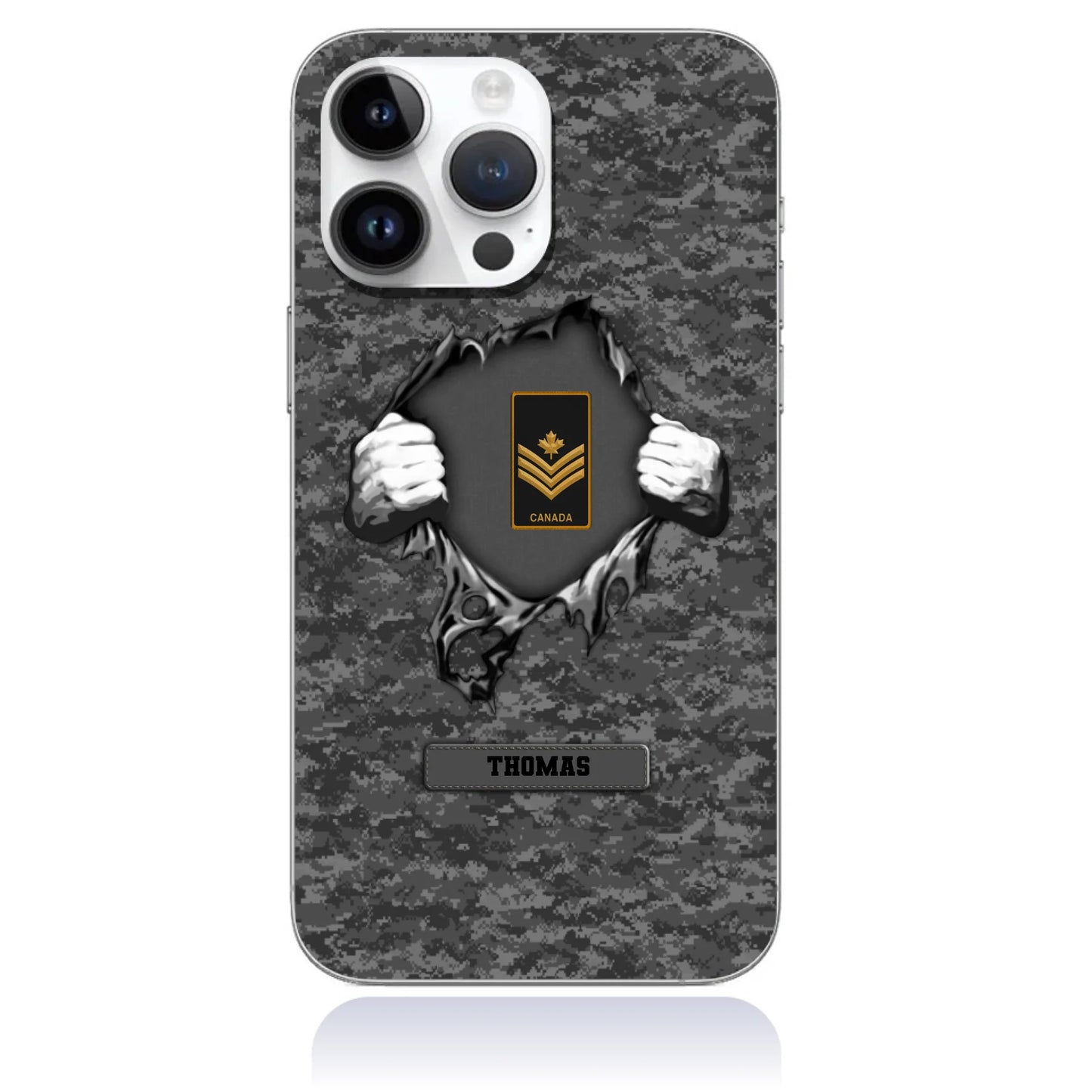 Personalized Canadian Soldier/Veterans Phone Case Printed - 16729632