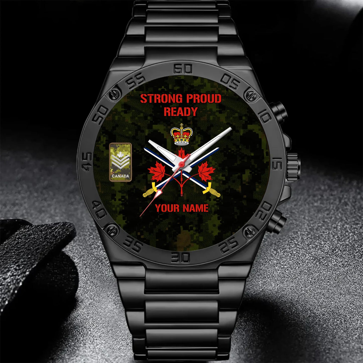 Mockup Gentleman Stainless Steel Watch co2py