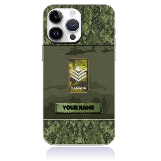 Personalized Canadian Soldier/Veterans Phone Case Printed - 16749504