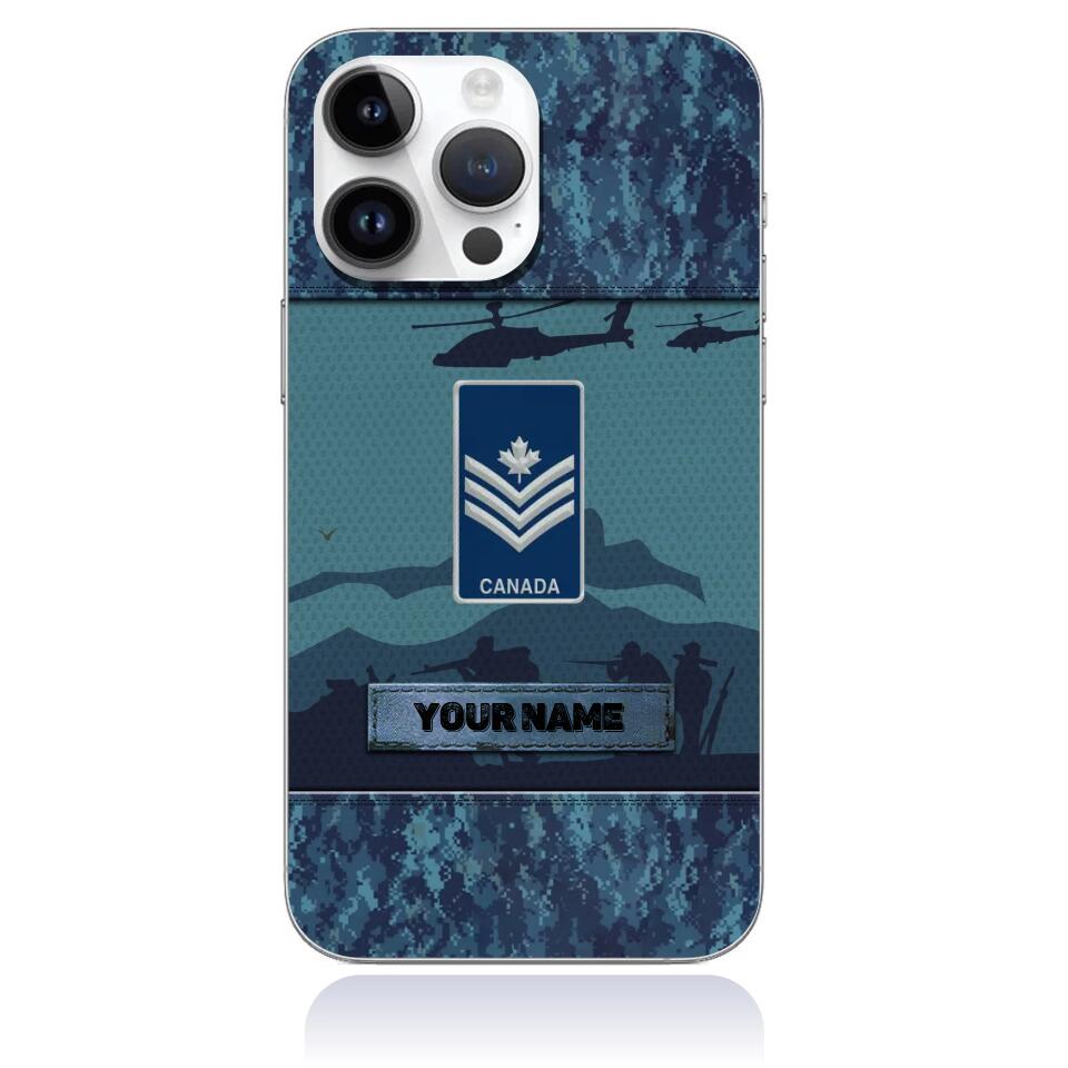 Personalized Canadian Soldier/Veterans Phone Case Printed - 16749504