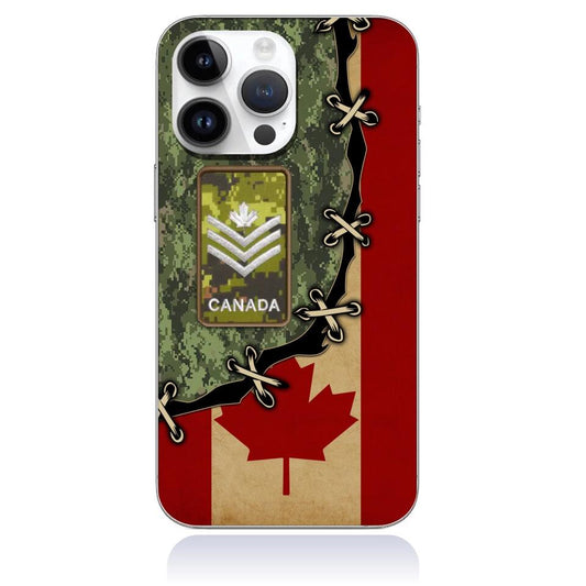 Personalized Canada Soldier/Veterans Phone Case Printed - 16770240