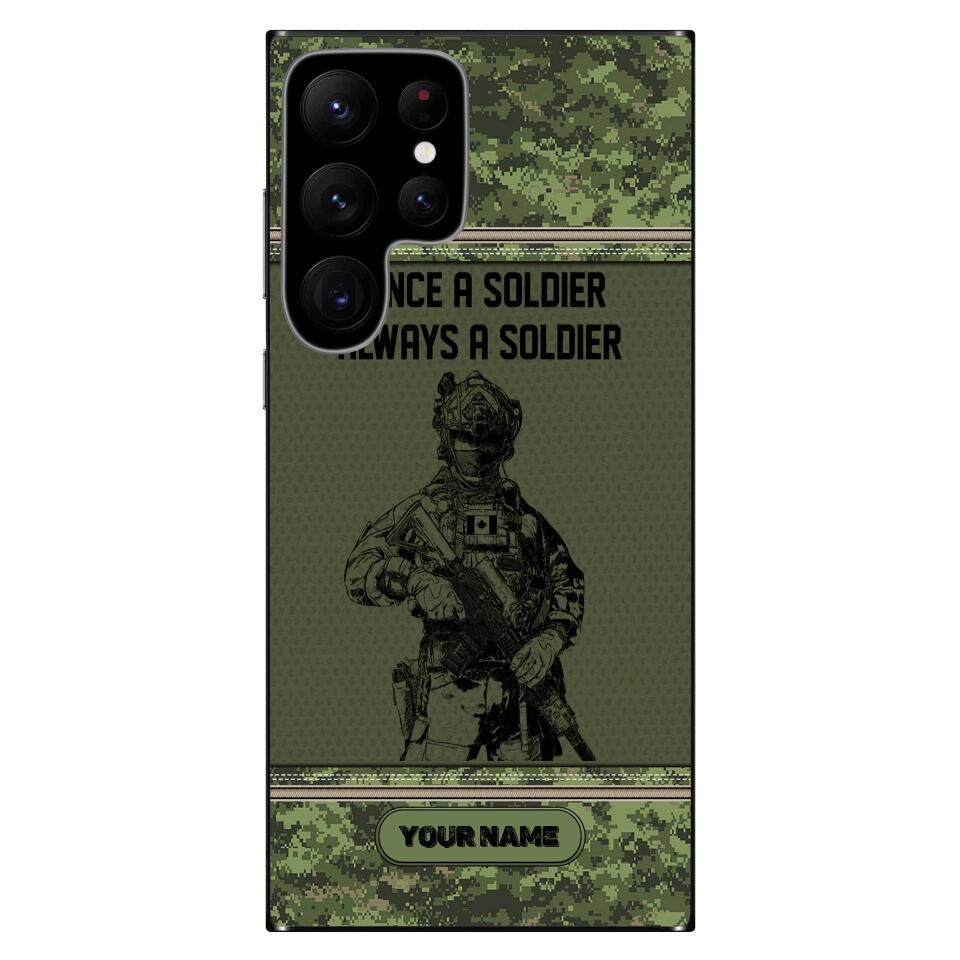 Personalized Canada Soldier/Veterans Phone Case Printed - 16788384