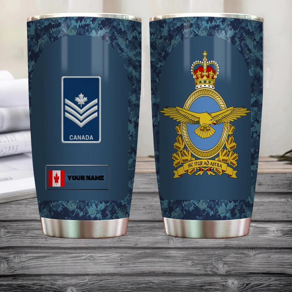 Personalized Canadian Veteran/ Soldier Camo Tumbler All Over Printed - 16802208