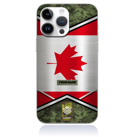 Personalized Canada Soldier/Veterans Phone Case Printed - 16854048 - D04