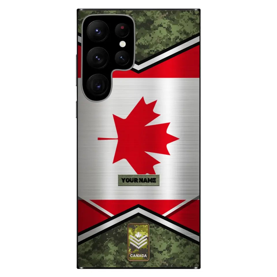 Personalized Canada Soldier/Veterans Phone Case Printed - 16854048 - D04