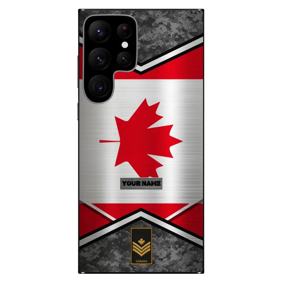 Personalized Canada Soldier/Veterans Phone Case Printed - 16854048 - D04