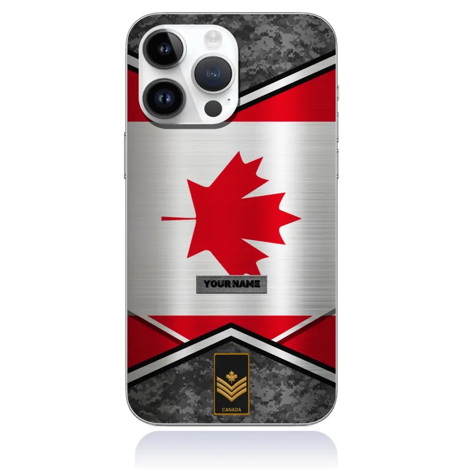 Personalized Canada Soldier/Veterans Phone Case Printed - 16854048 - D04