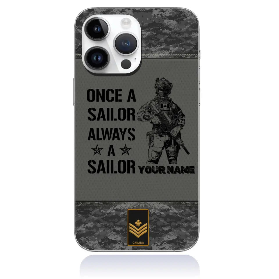 Personalized Canada Soldier/Veterans Phone Case Printed - 16854912 - D04