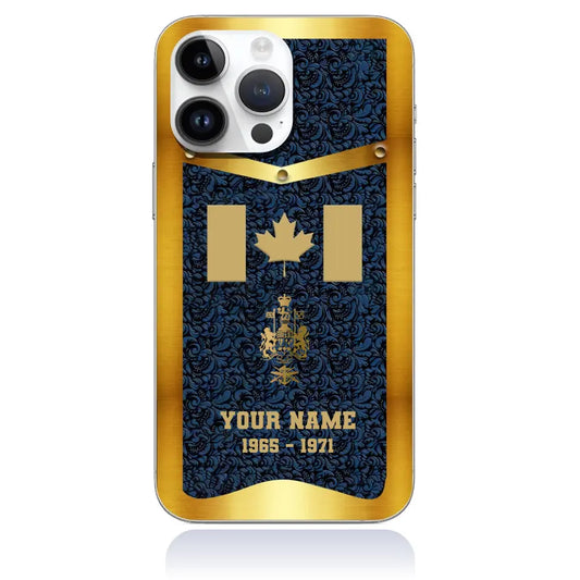 Personalized Canada Soldier/Veterans With Rank And Name Phone Case Printed - 16946496