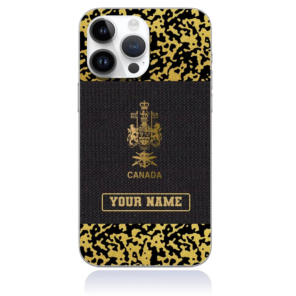 Personalized Canada Soldier/Veterans With Rank And Name Phone Case Printed - 16947360