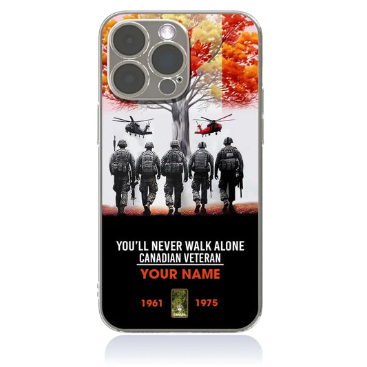 Personalized Canada Soldier/Veterans With Rank, Year And Name Phone Case Printed - 17086464