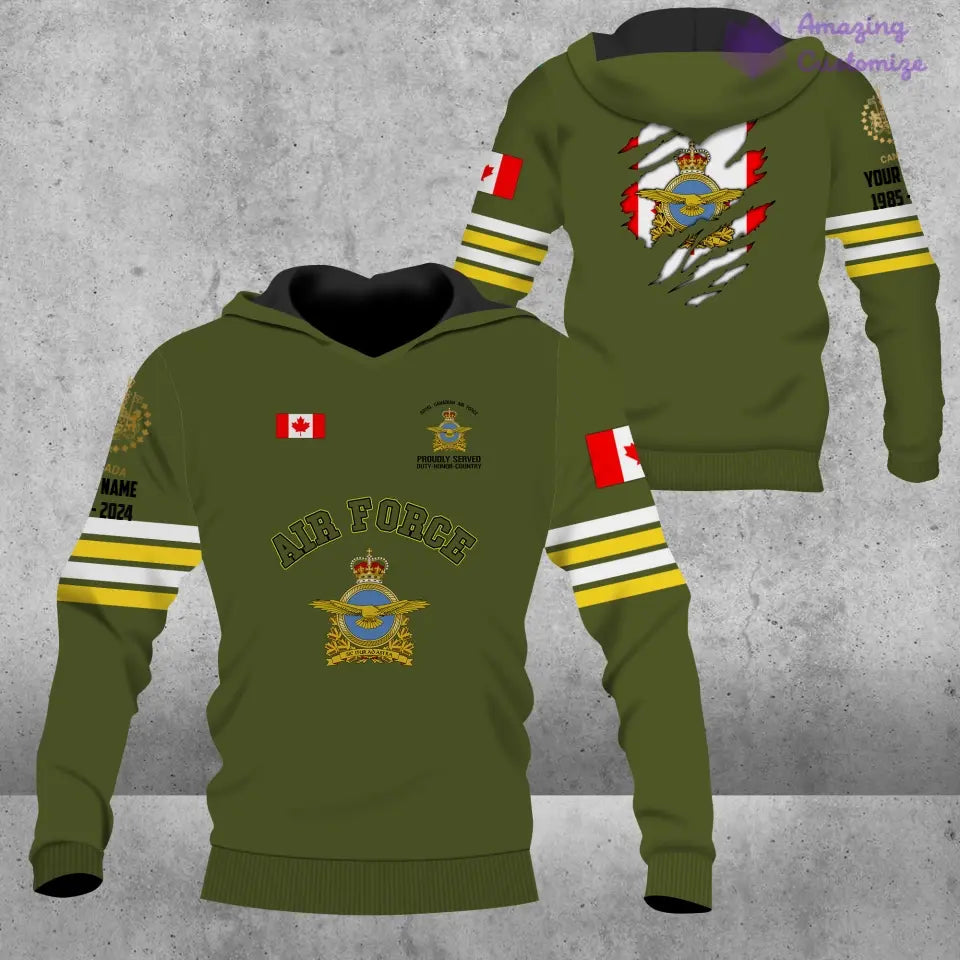 Personalized Canada Soldier/Veteran Camo with Name, Year and Rank POLO All Over Printed - 1721865602