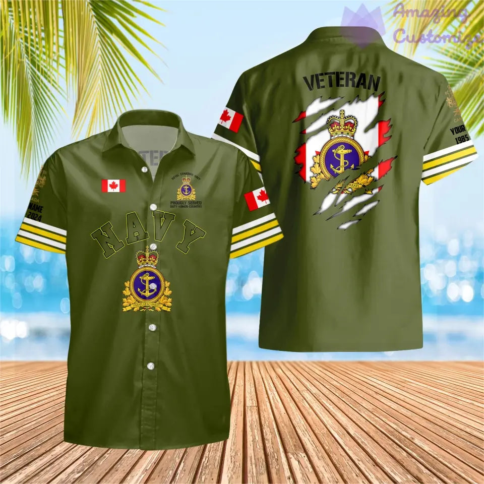 Personalized Canada Soldier/Veteran Camo with Name, Year and Rank POLO All Over Printed - 1721865602