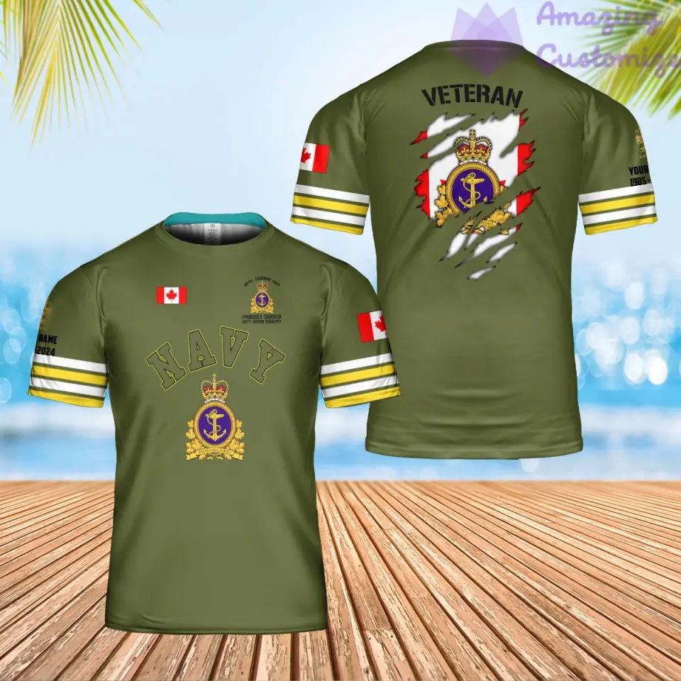 Personalized Canada Soldier/Veteran Camo with Name, Year and Rank POLO All Over Printed - 1721865602