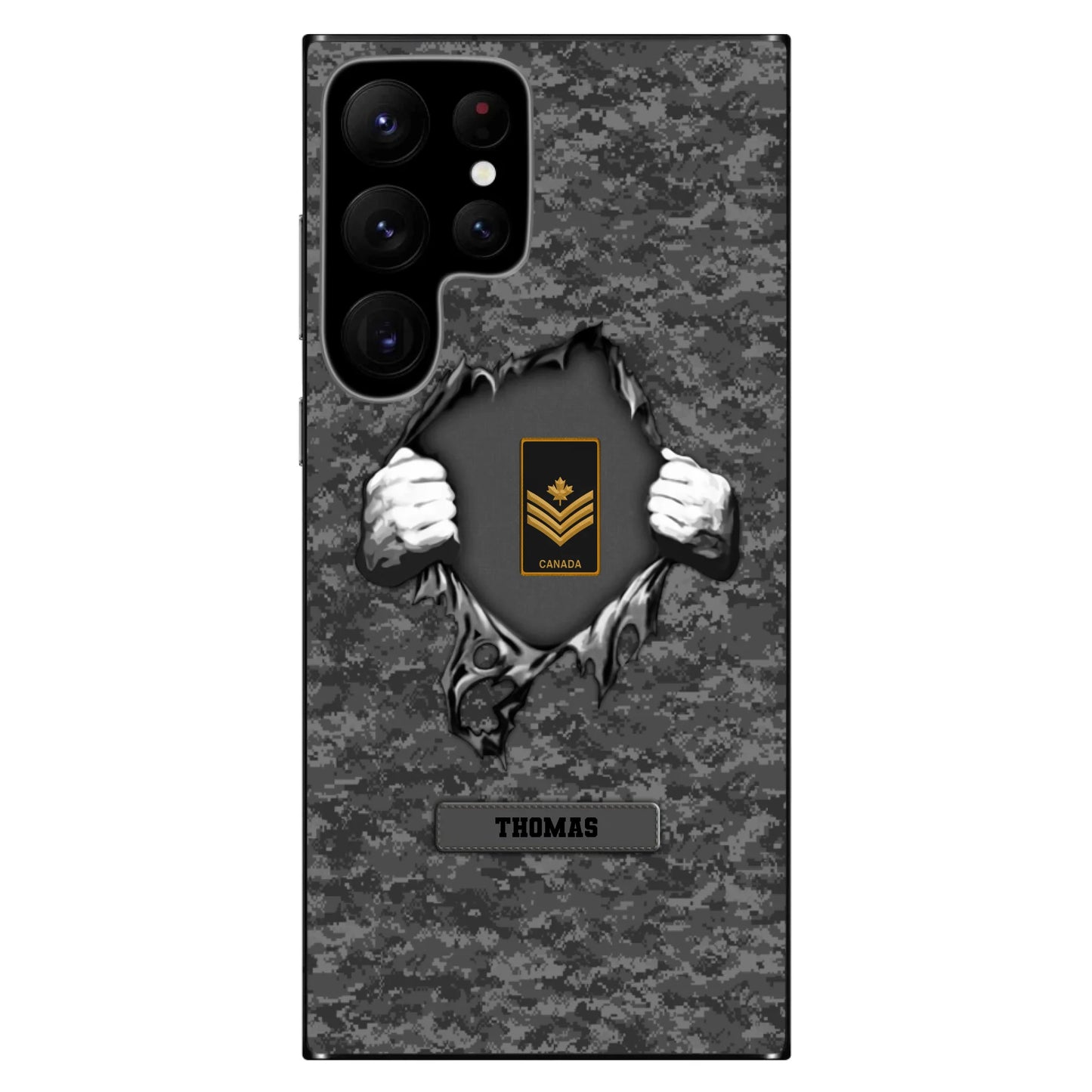 Personalized Canadian Soldier/Veterans Phone Case Printed - 16729632