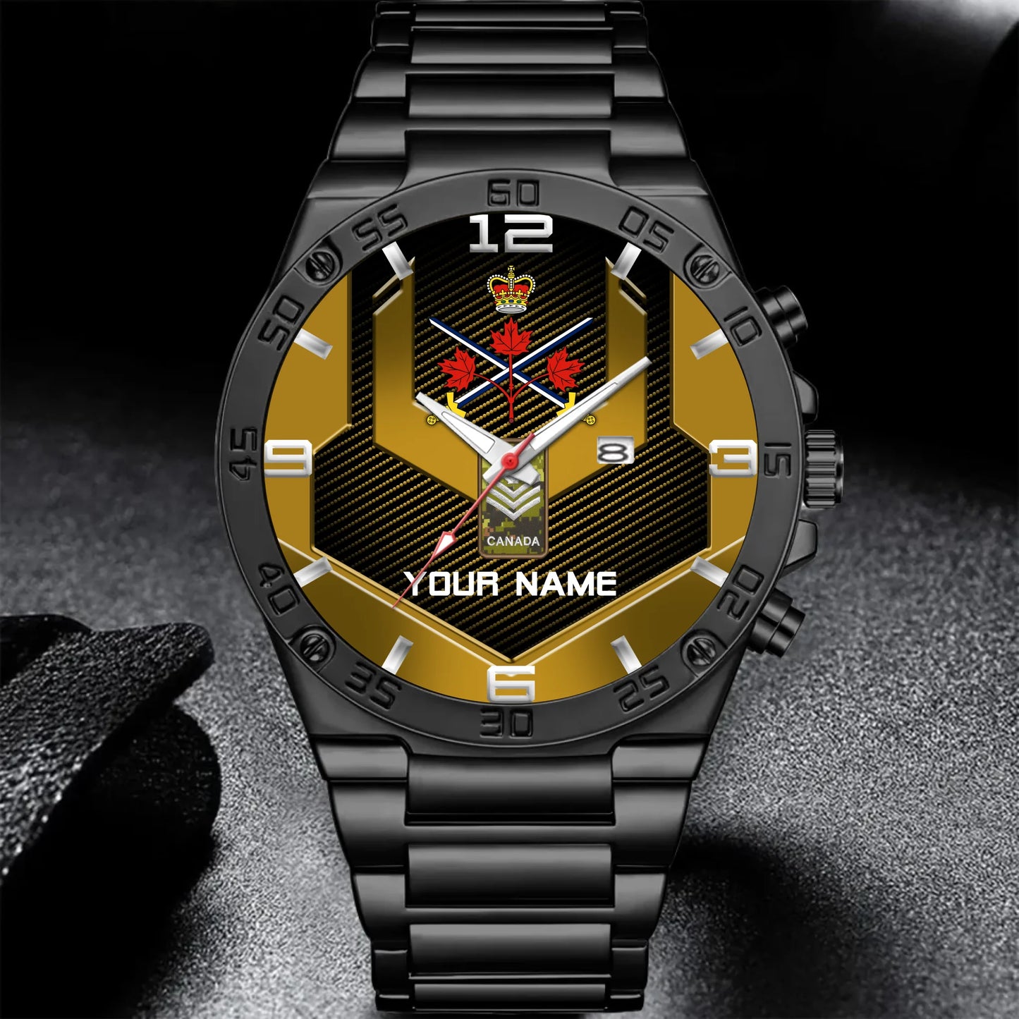 Mockup Gentleman Stainless Steel Watch co2py