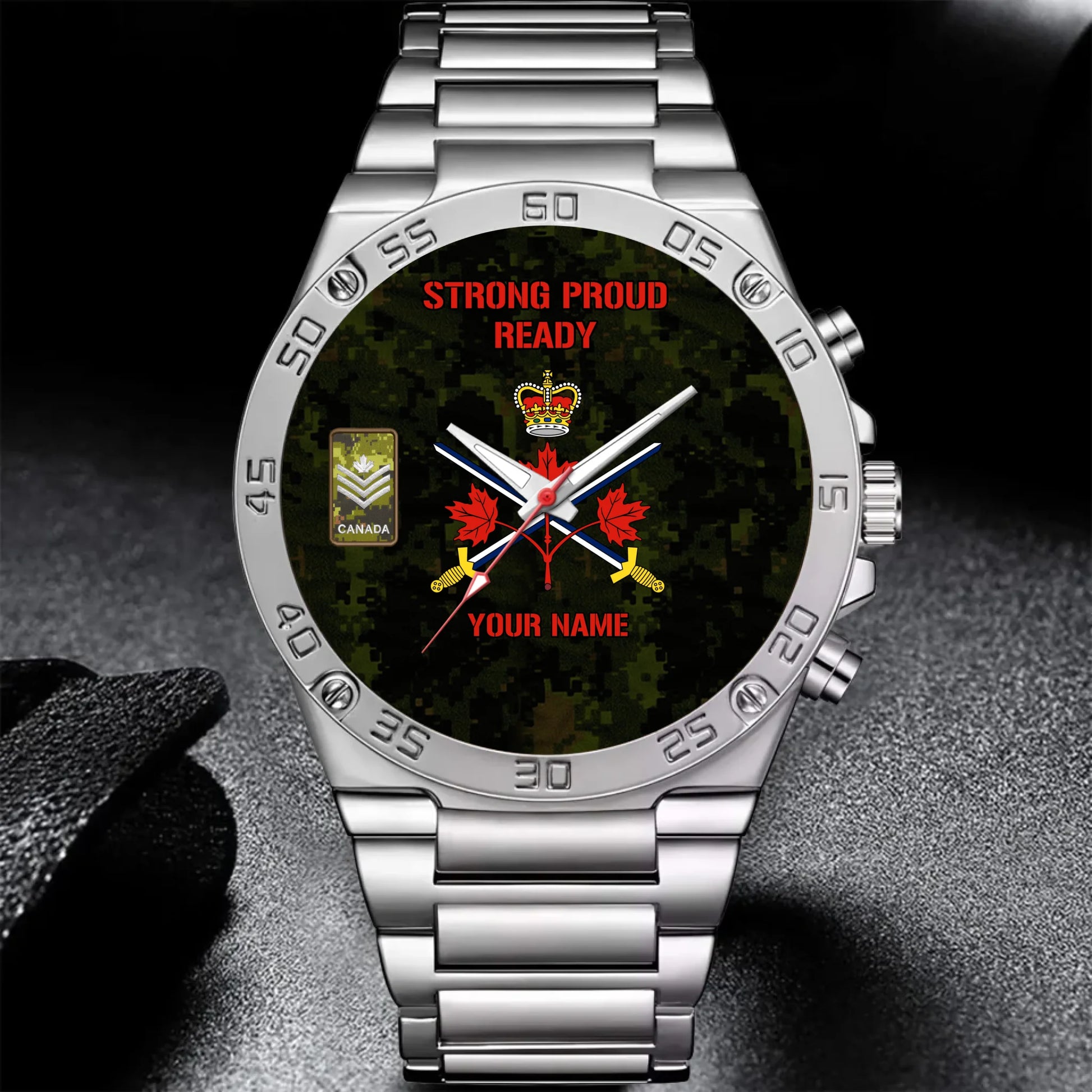 Mockup Gentleman Stainless Steel Watch copy