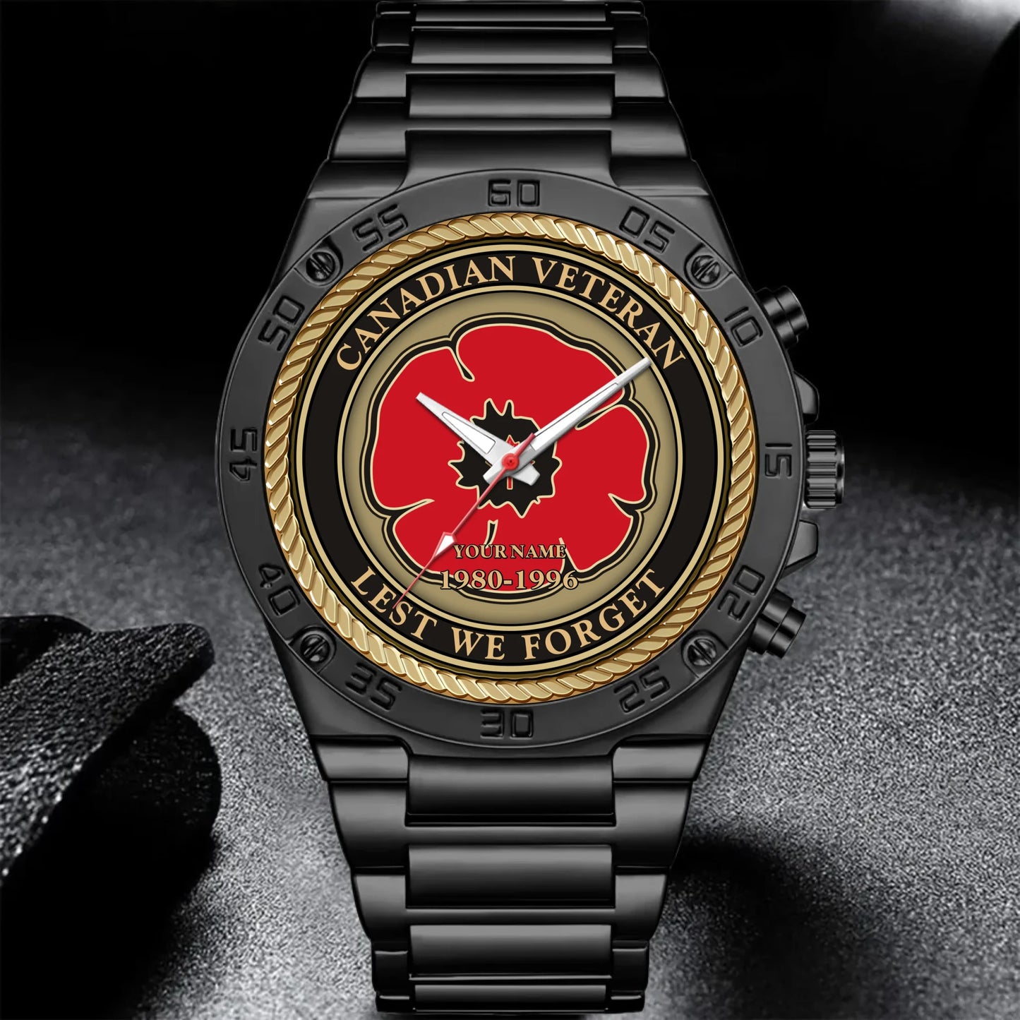 Mockup Gentleman Stainless Steel Watch co2py