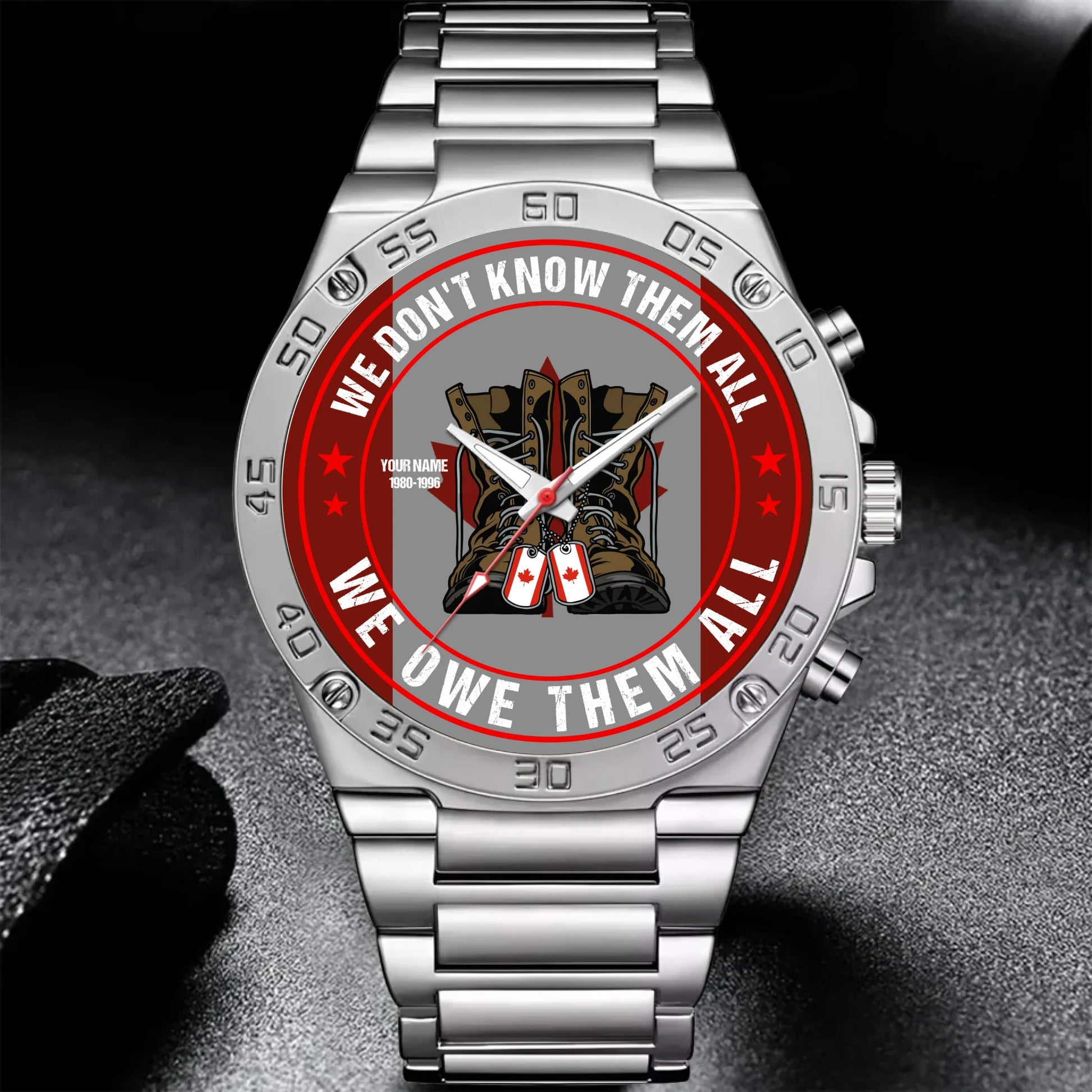 Mockup Gentleman Stainless Steel Watch copy