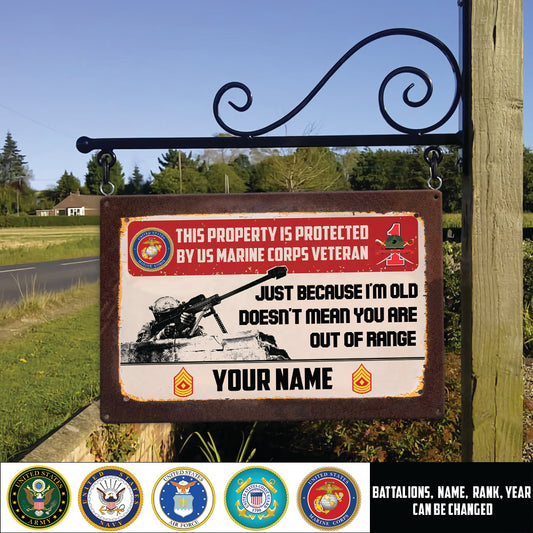 Marines Battalions - Personalized US Soldier/ Veteran Rectangle  Metal Sign - 17482176